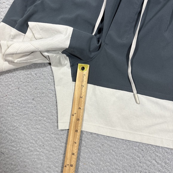 Lululemon Men's Sz M Grey Swim Shorts Lane Line 6" Inseam Drawstring - Picture 5 of 9